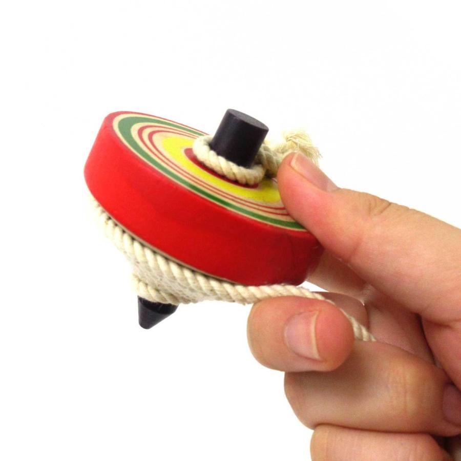 昔懐かし玩具 木製 こま なつかしい和おもちゃ 303-155 : テンマヤ
