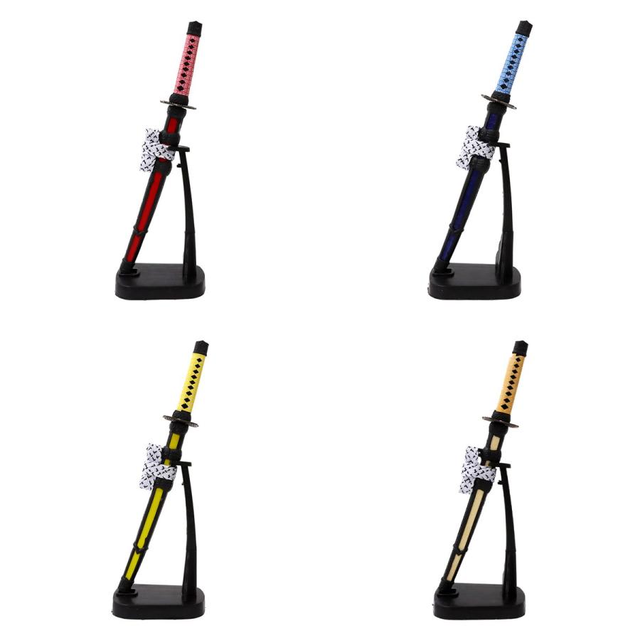 JAPAN SPIRIT ミニ刀 ペーパーナイフ 日本刀風 4色セット 文房具 和風