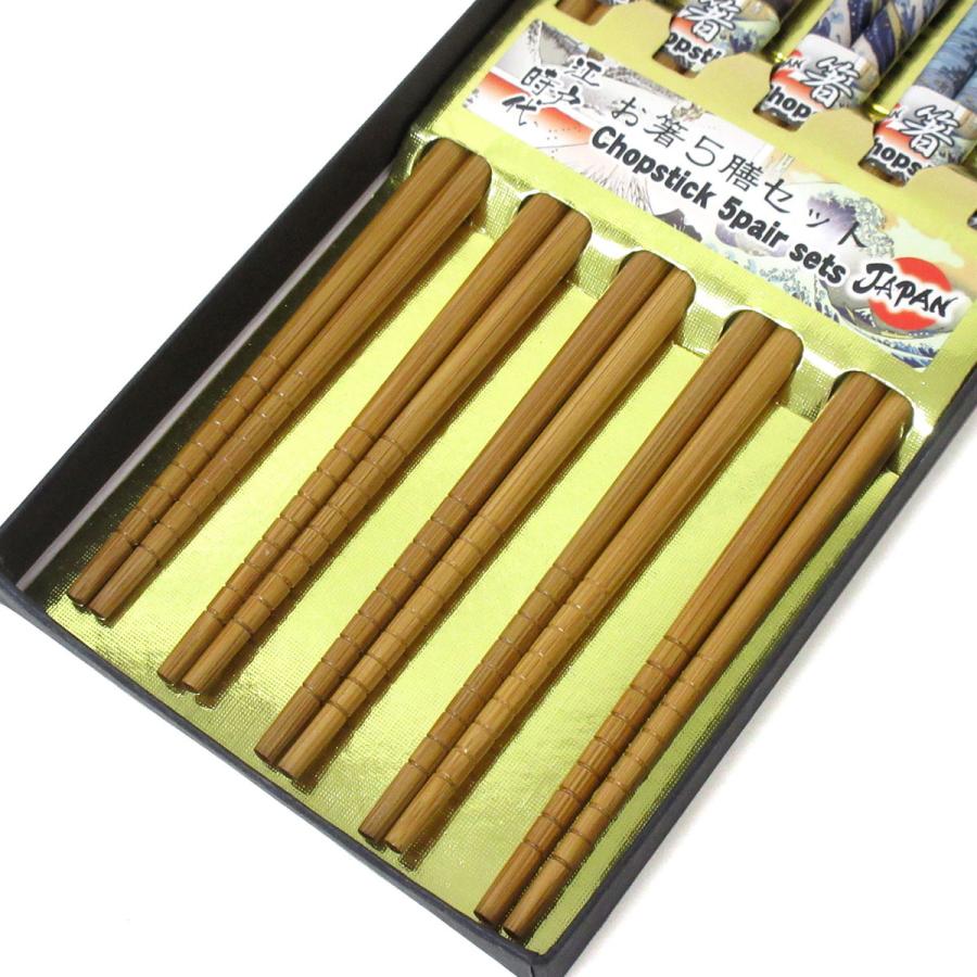 お箸5膳セット 浮世絵 303-314 : テンマヤ - 通販 - Yahoo!ショッピング