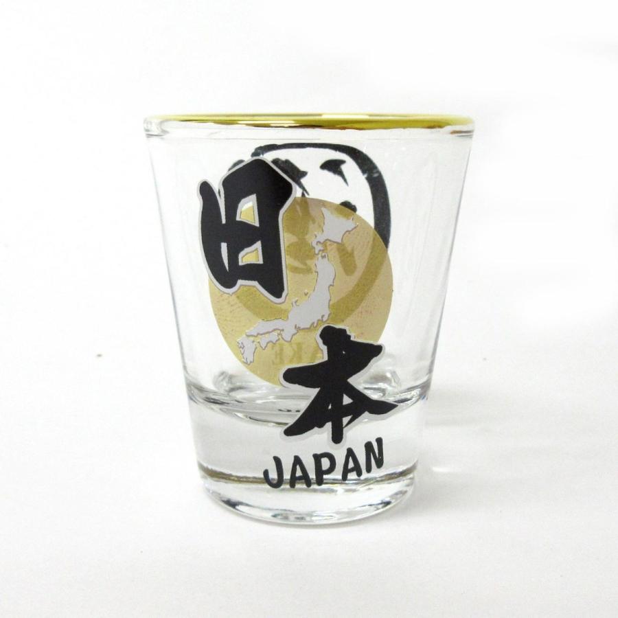 日本の絵柄・和柄シリーズ ガラス製ショットグラス 酒 303-424