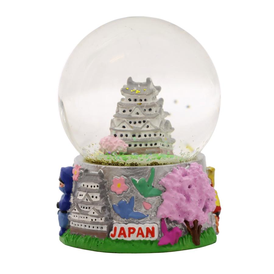 日本土産 スノードーム 日本のお城 JAPAN Snow Globe 忍者 文化