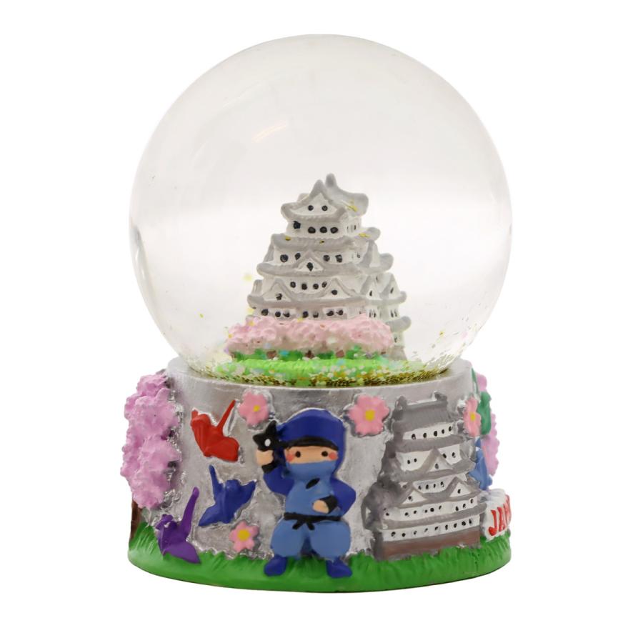 日本土産 スノードーム 日本のお城 JAPAN Snow Globe 忍者 文化