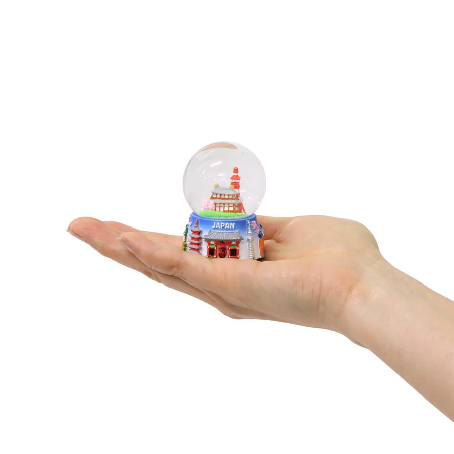 日本土産 スノードーム 日本の名所 JAPAN Snow Globe お寺 タワー 駅舎