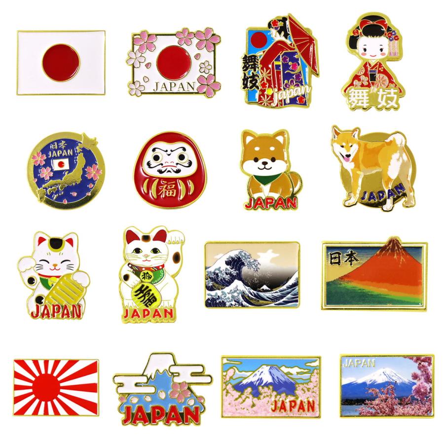 専用【招き猫本舗】さん★純銀製 スバル ピンズ★ 日本柄 ピンバッジ 選べる16種 和柄 国旗 富士山 招き猫 ダルマ 舞妓