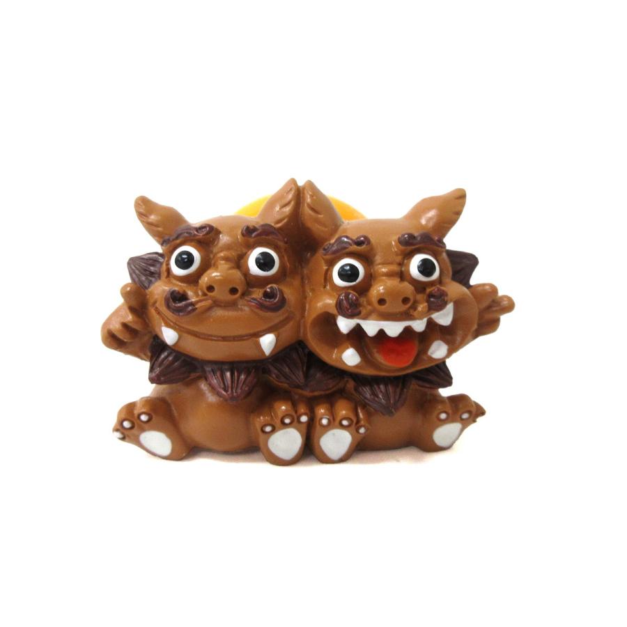 シーサー　引退品　まとめ売り ポリマグネット 仲良しシーサー SSプラパーツ 砂カラー 1個 単品