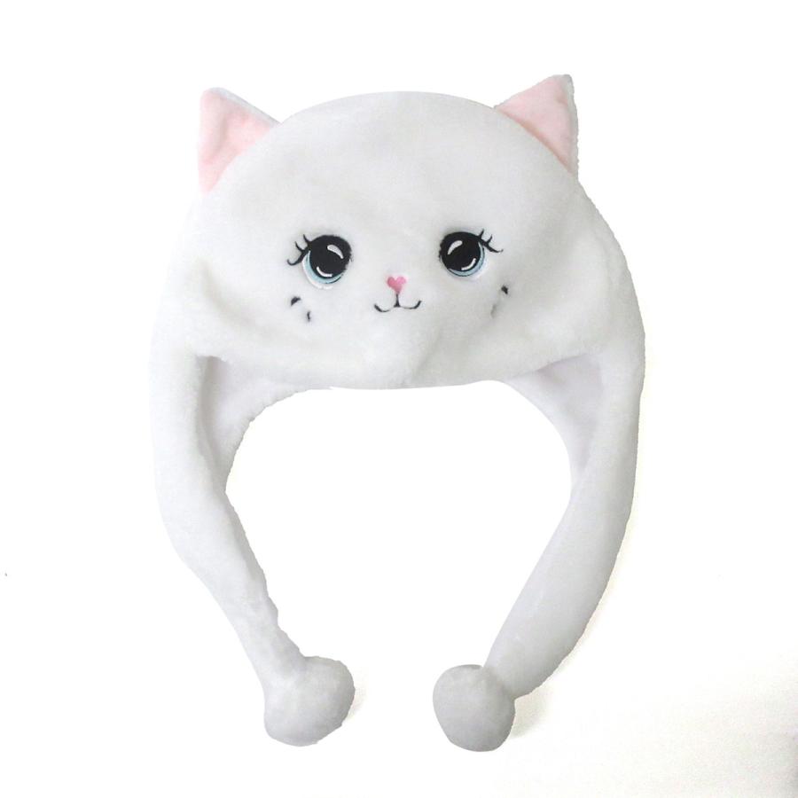パーティー 着ぐるみ アニマル帽子 黒猫 白猫 茶トラ猫 かわいい 猫