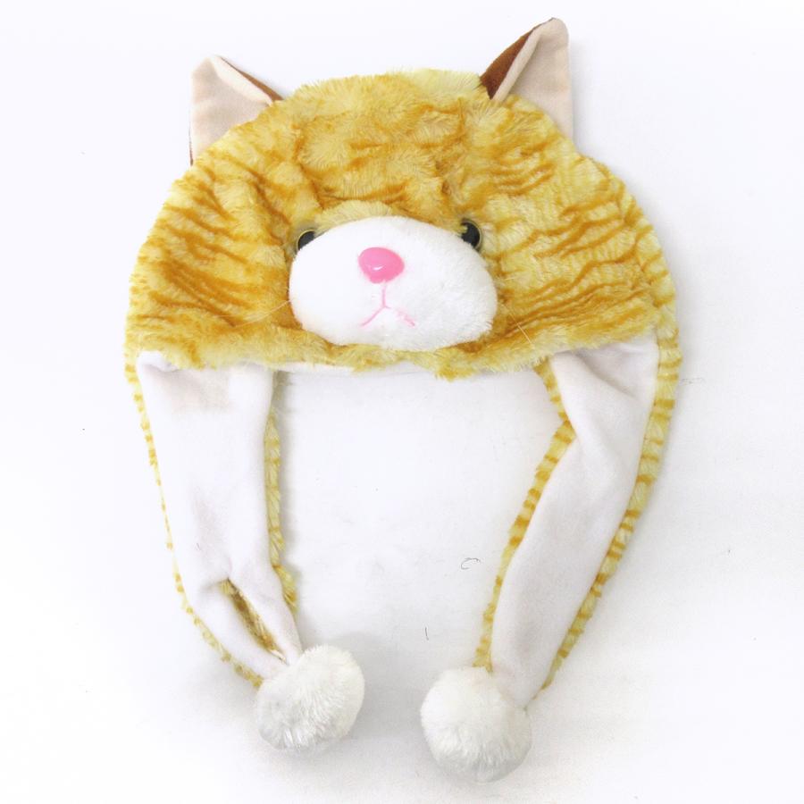 パーティー 着ぐるみ アニマル帽子 黒猫 白猫 茶トラ猫 かわいい 猫