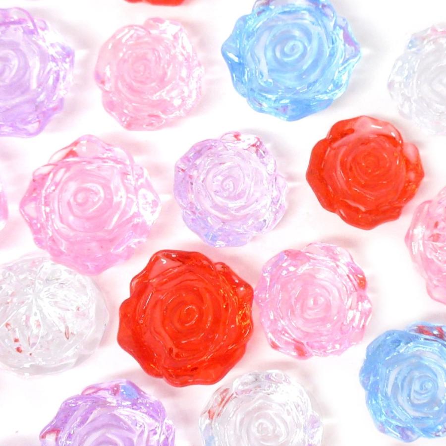 カラー宝石 おもちゃ クラッシュアイス バラ ピンク系ミックス 280pcs 