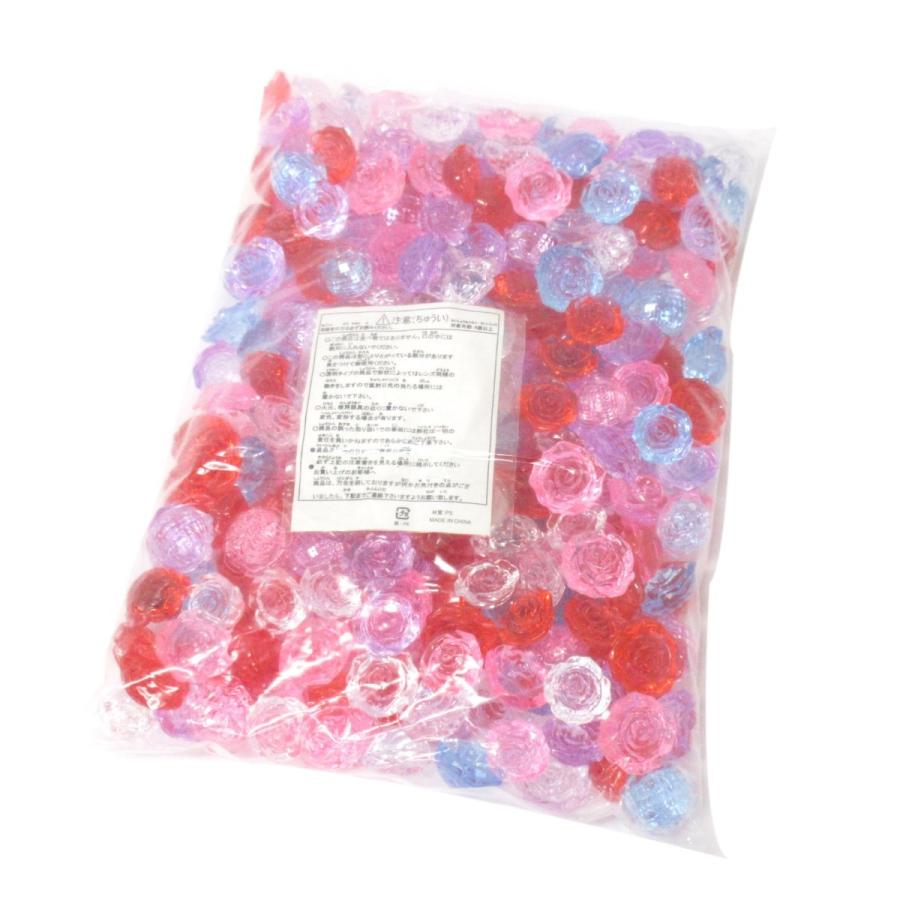 カラー宝石 おもちゃ クラッシュアイス バラ ピンク系ミックス 280pcs 