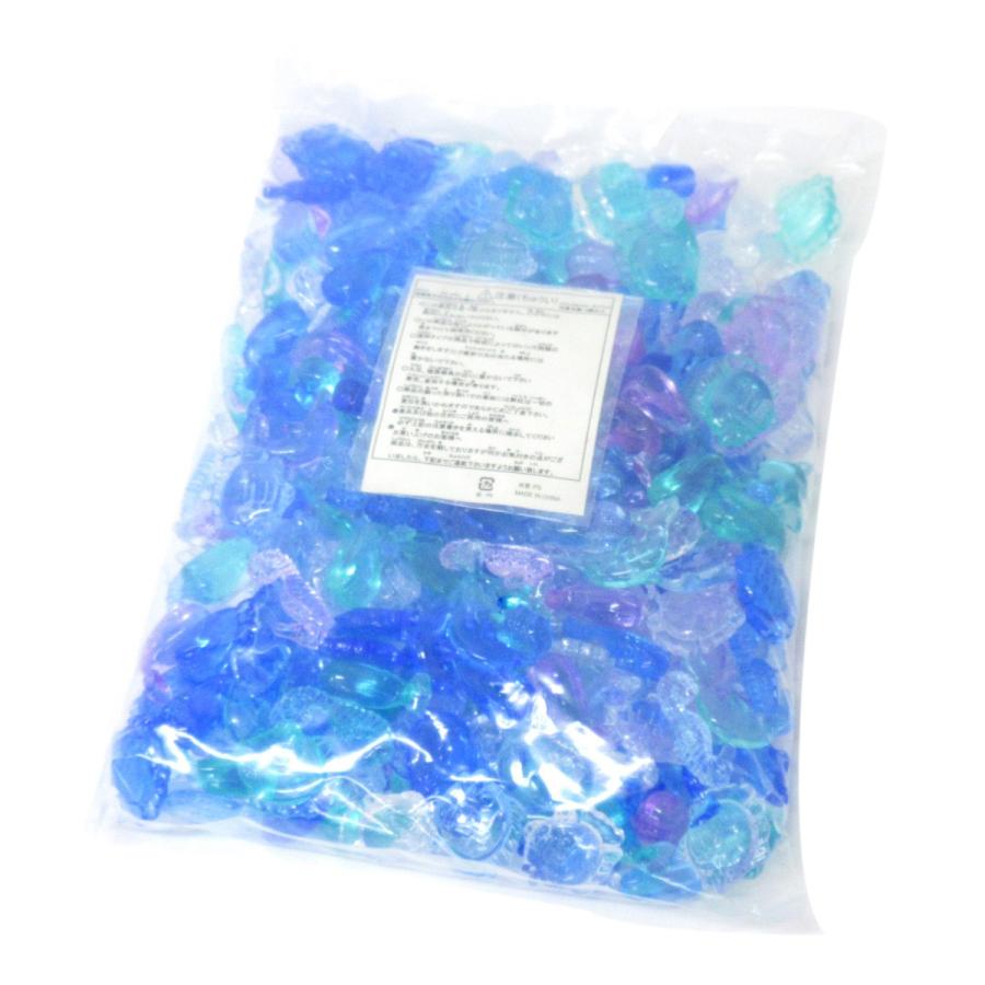 カラー宝石 おもちゃ クラッシュアイス 海物 マリン 320pcs/1kg 宝石