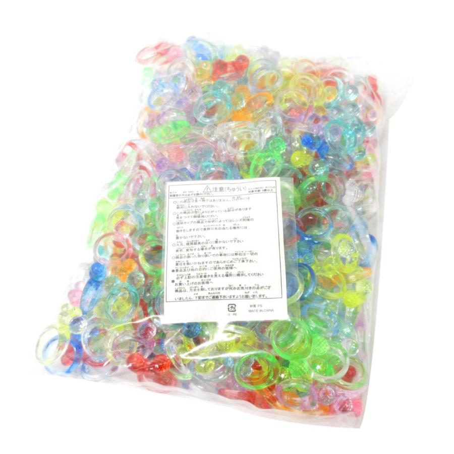 カラー宝石 おもちゃ クラッシュアイス マウスリング ミックス10カラー