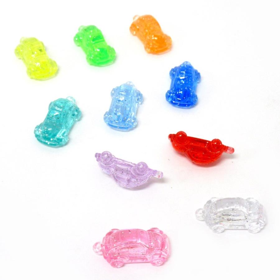 カラー宝石 おもちゃ クラッシュアイス ミニカー ラメ 10カラー 270pcs