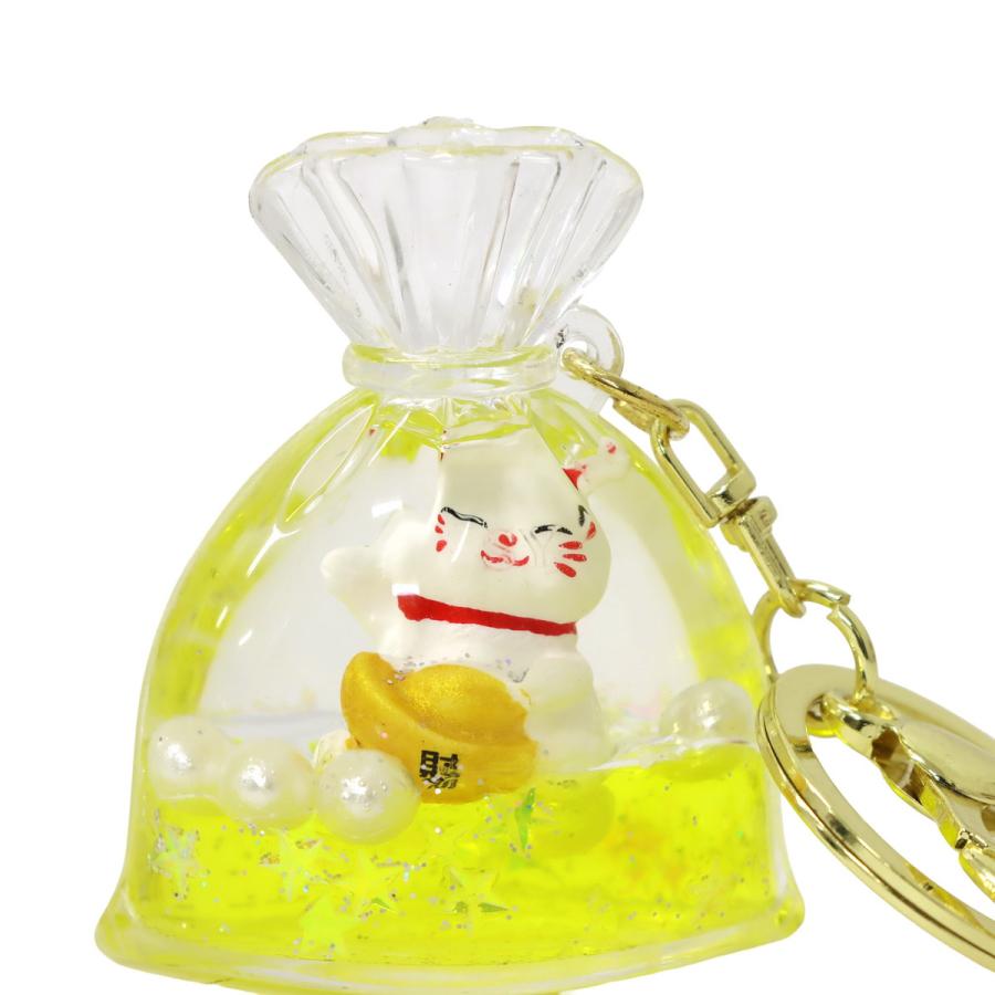 嵐 巾着袋 キーホルダー 開運 招き猫 巾着袋 キーホルダー ラッキーアイテム 選べる2色 お守り