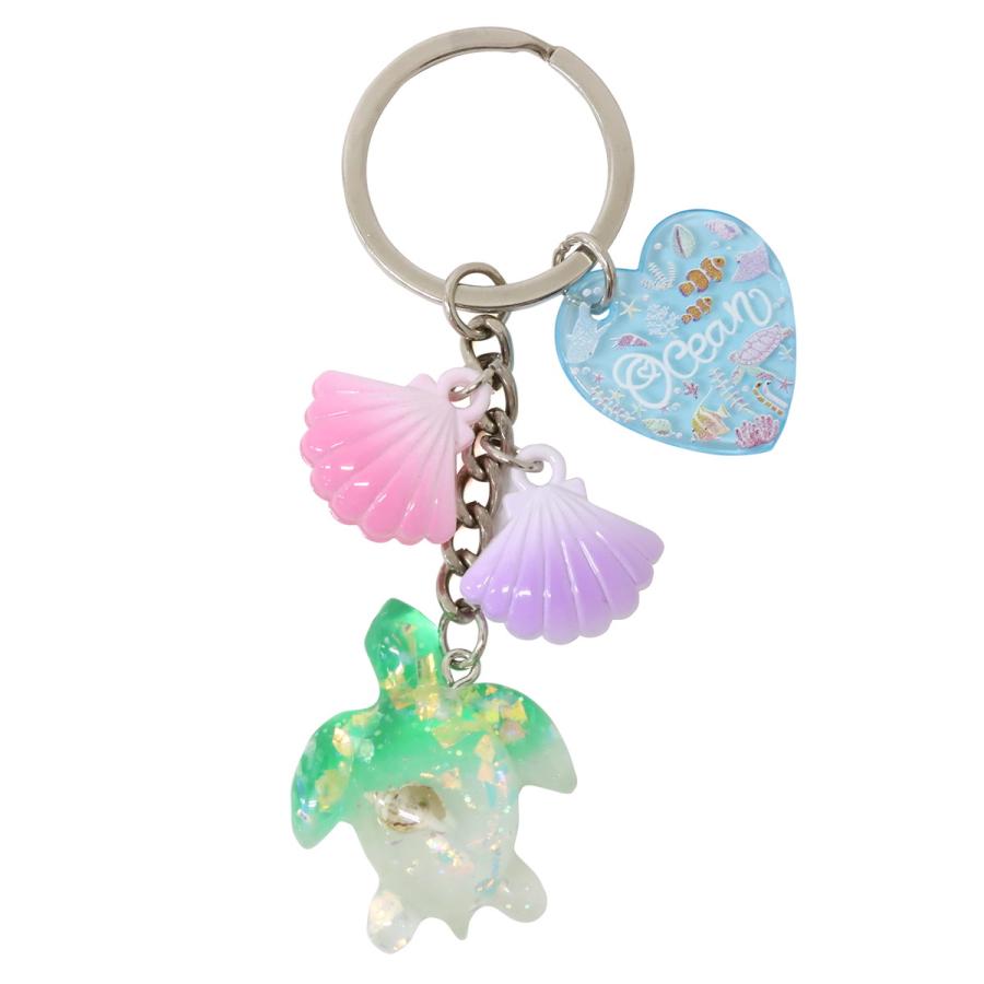 アクアシェルチャーム キーホルダー ウミガメ オーシャン 1個 単品