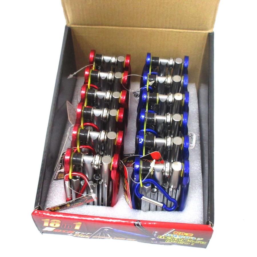 男前工具セット 18in1 2色アソート 12個入りBOX LEDライト 男前工具セット 18in1 2色アソート 12個入りBOX LEDライト