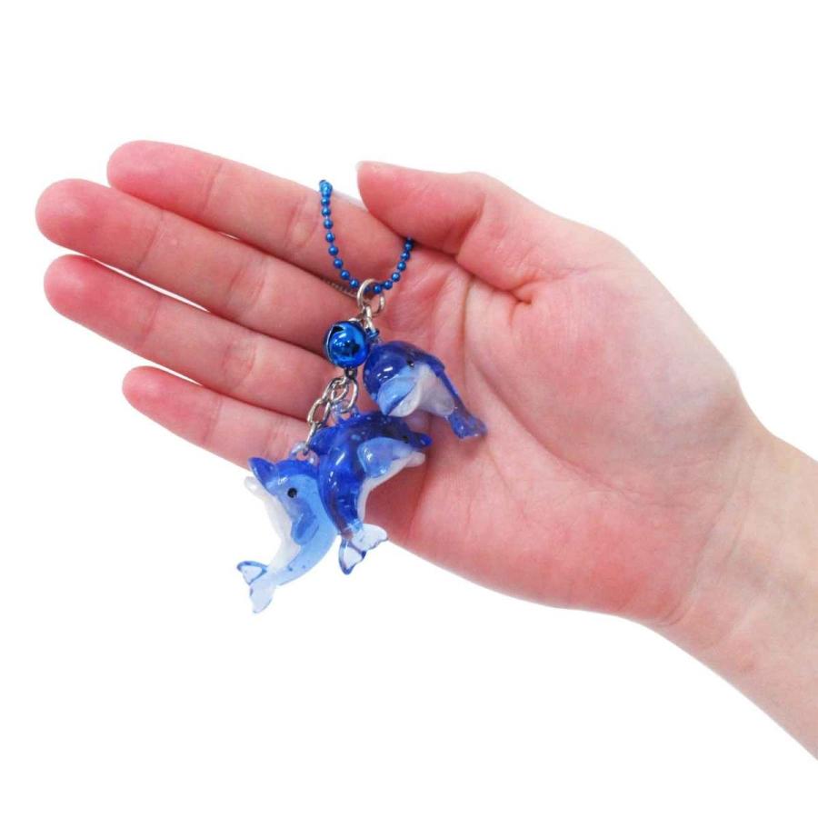 トリプルドルフィン ボールチェーン 蓄光 チャーム 1個 選べる3色