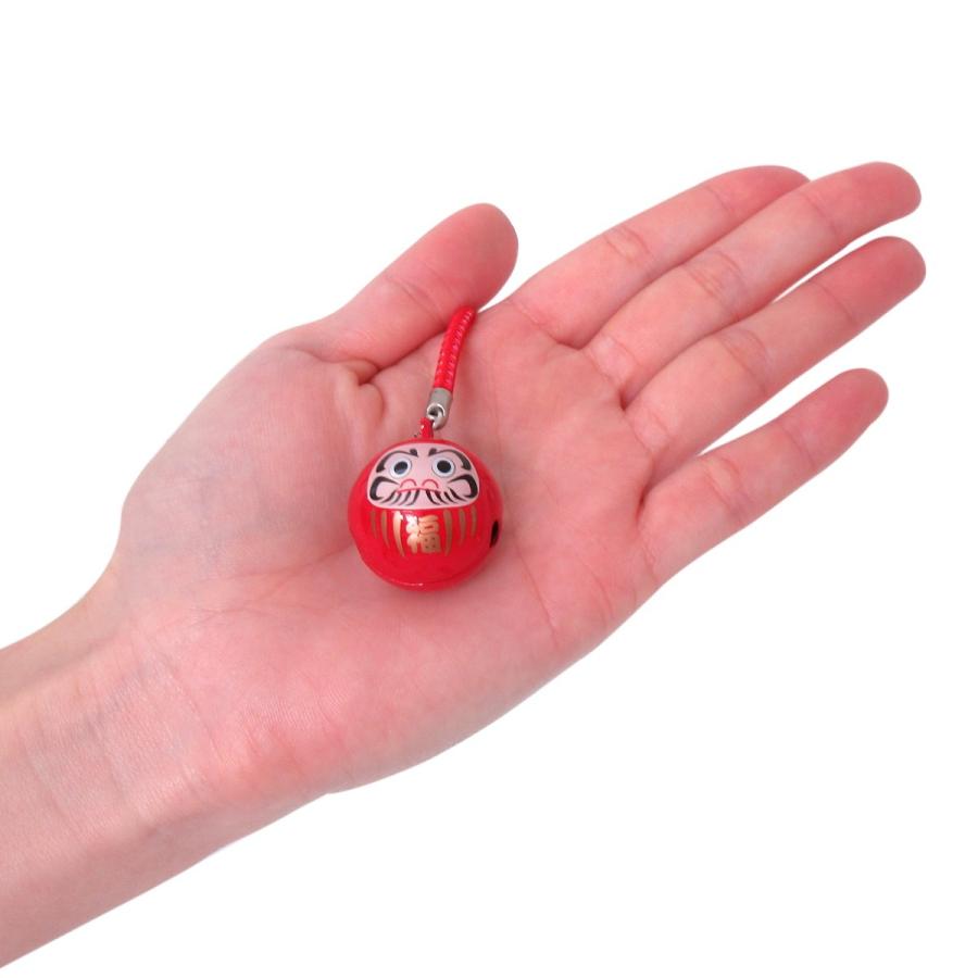 福鈴ストラップ ダルマ 1個 選べる2色 赤/金 : テンマヤ - 通販