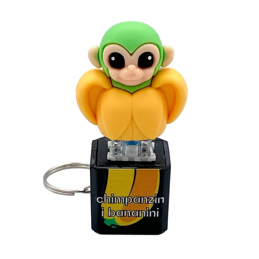 AIモンスター ポチポチサウンド キーホルダー 選べる6種類 光る