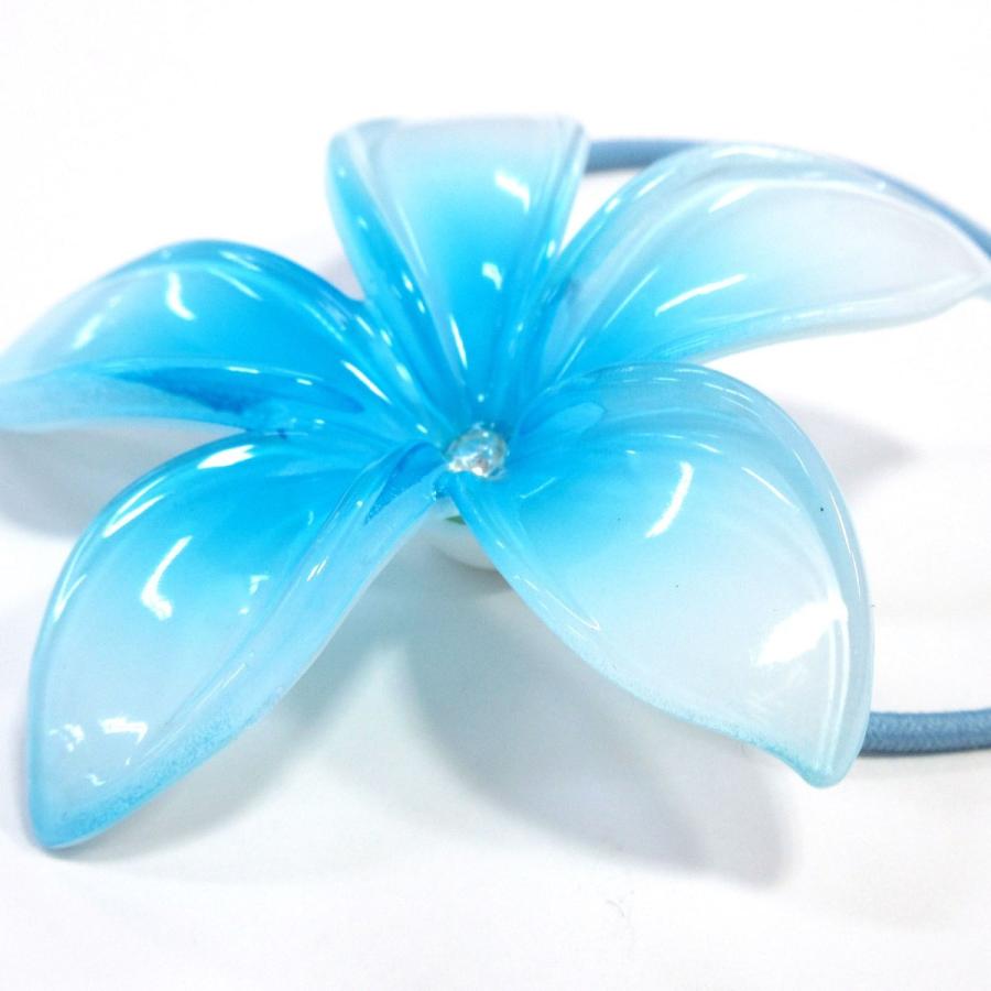 ヘアアクセサリー 髪飾り 花 ヘアゴム プルメリア : テンマヤ - 通販