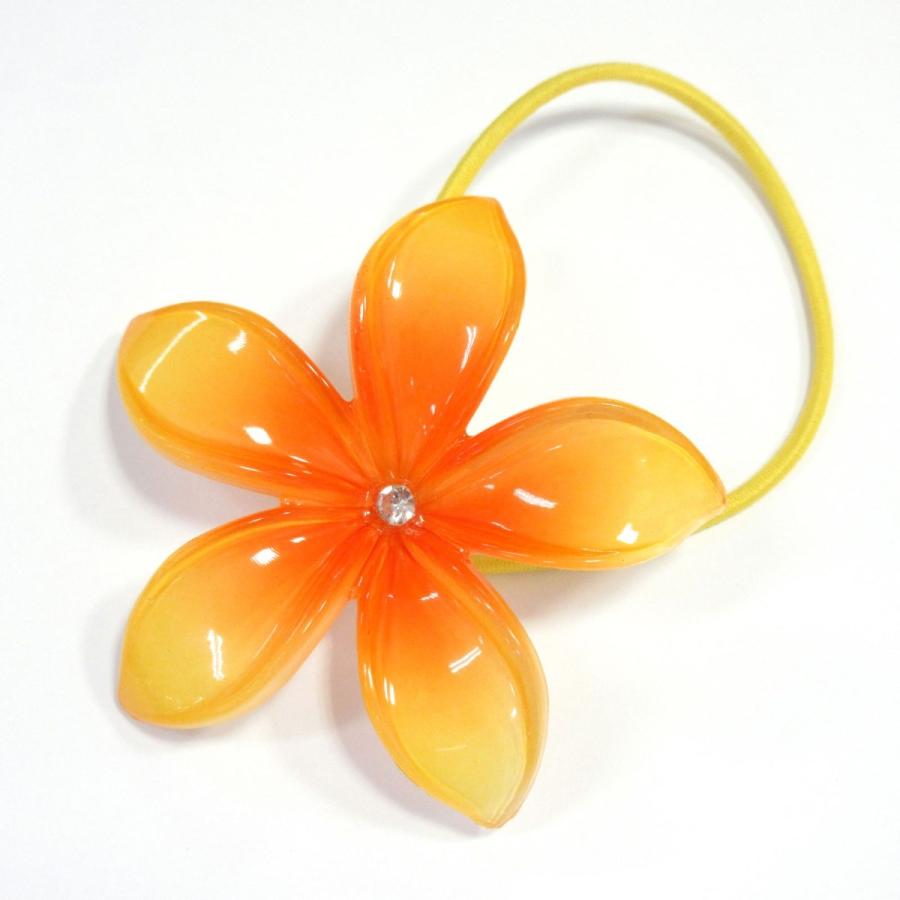 ヘアアクセサリー 髪飾り 花 ヘアゴム プルメリア : テンマヤ - 通販