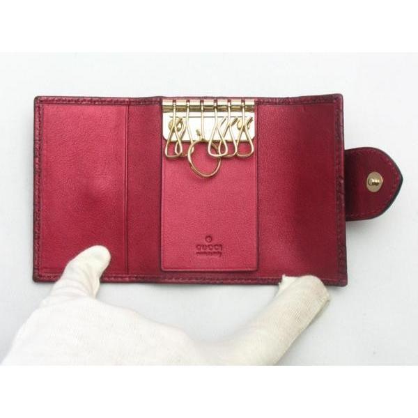 GUCCI（グッチ） 美品【GUCCI】グッチ 6連キーケース マイクロ