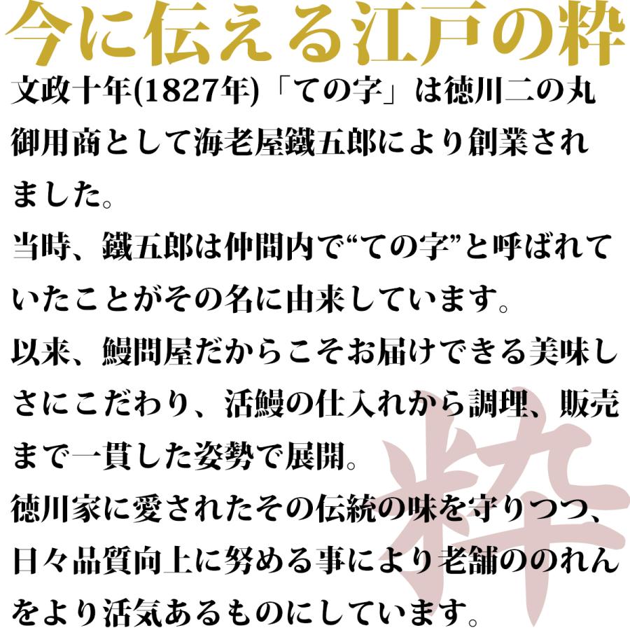 うなぎ 鰻 国産 プレゼント 蒲焼 80g×2セット ての字 | ての字 | 03