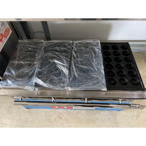 たこ焼き機 28穴4連(調理道具セット) TS-284H プロパンガス 業務用 