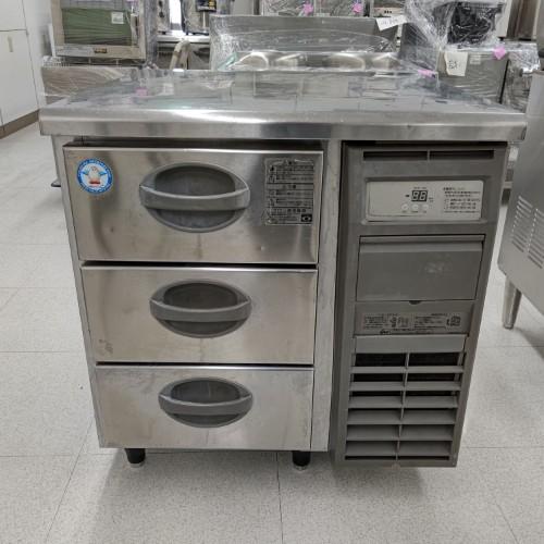 冷蔵ドロワーコールドテーブル　フクシマガリレイ(福島工業)　YDW-080RM2　業務用　中古　送料別途見積