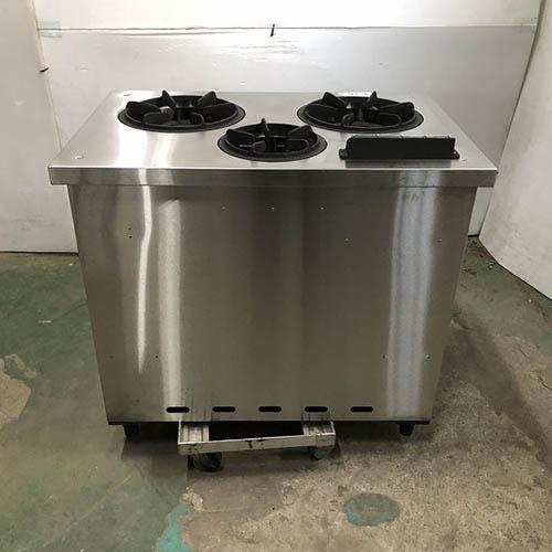 業界最長1年保証】3口ガスレンジ(外管) マルゼン MGRD-096D 都市ガス  