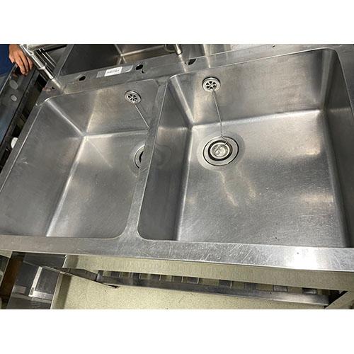 二槽シンク 業務用 中古/送料別途見積