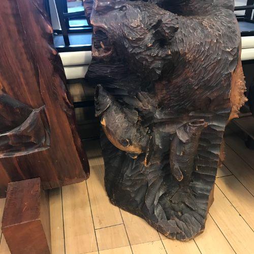 装飾 木彫り熊3匹木登り 業務用 中古/送料別途見積 : 業務用厨房機器の