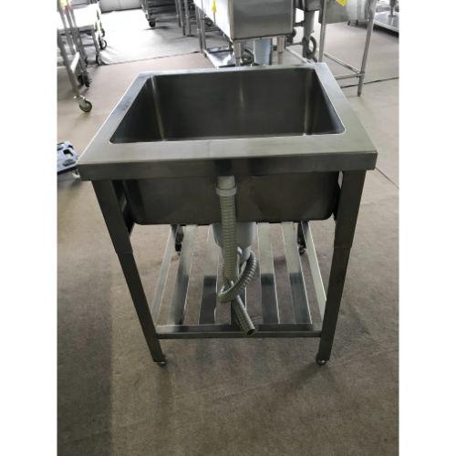 中古品  厨房用一槽シンク作業スペース付きお売りします。 中古品 厨房用一槽シンク作業スペース付きお売りします。