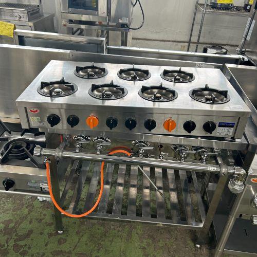 ガステーブルコンロ 飯城 マルゼン M-607C 都市ガス 業務用 中古/送料 