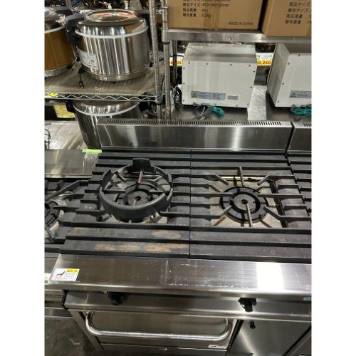 現状品 業務用 ガスレンジ LPガス用 タニコー NR0921 間口(横幅）約90cm 中古 tanico 苫小牧西店 業務用ミキサー、製麺機を中心に、総合厨房機器を製造、販売 三省堂
