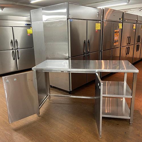 作業台 扉付き BGなし 業務用 中古/送料無料 : 業務用厨房機器の