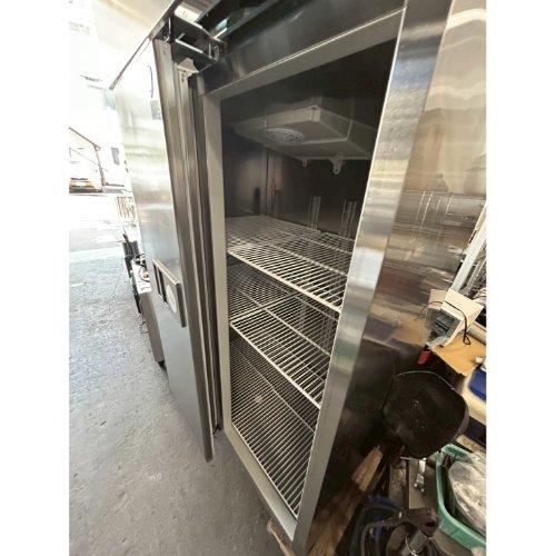 業界最長1年保証】縦型冷蔵庫 自動 スライド扉 大和冷機 401CD-SA-EC