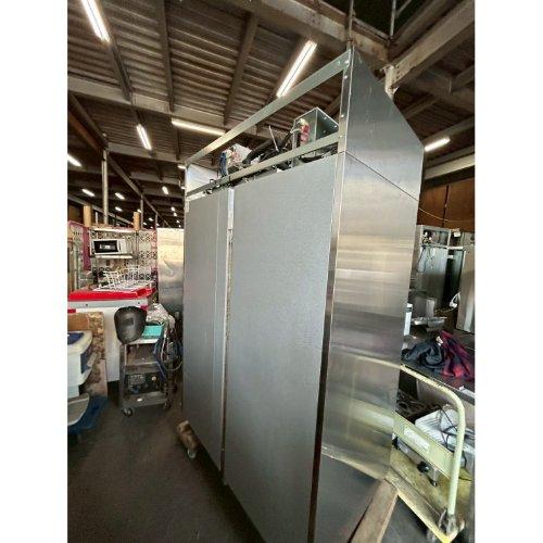 業界最長1年保証】縦型冷蔵庫 自動 スライド扉 大和冷機 401CD-SA-EC