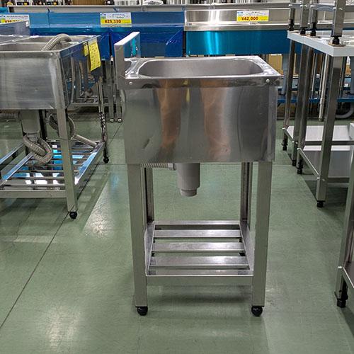 一槽シンク BGあり 業務用 中古/送料別途見積 : 業務用厨房機器 一槽シンク BGあり 業務用 中古/送料別途見積 : 業務用厨房機器