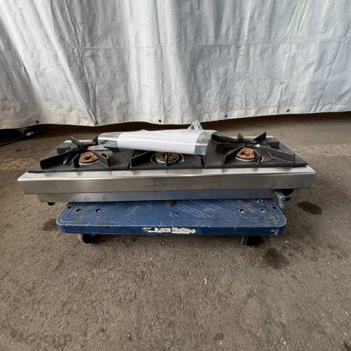 卓上ガスコンロ3口 リンナイ(Rinnai) RSB-306A 都市ガス 業務用 中古