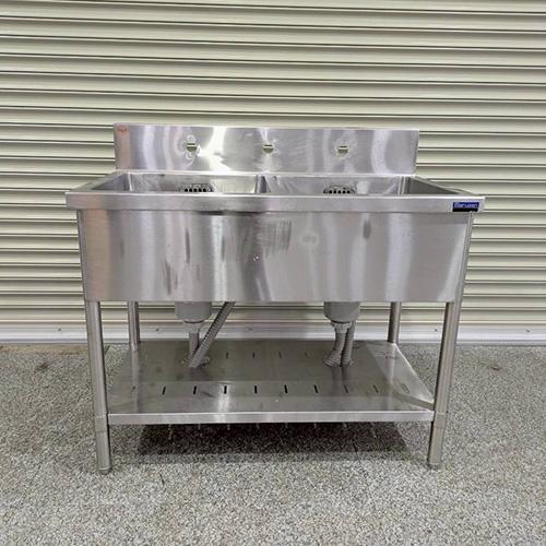 二槽シンク BGあり マルゼン 業務用 中古/送料別途見積 : 業務用厨房 