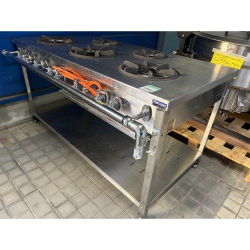 業界最長1年保証】5口 ガステーブル 外管 マルゼン MGT-157DS プロパン