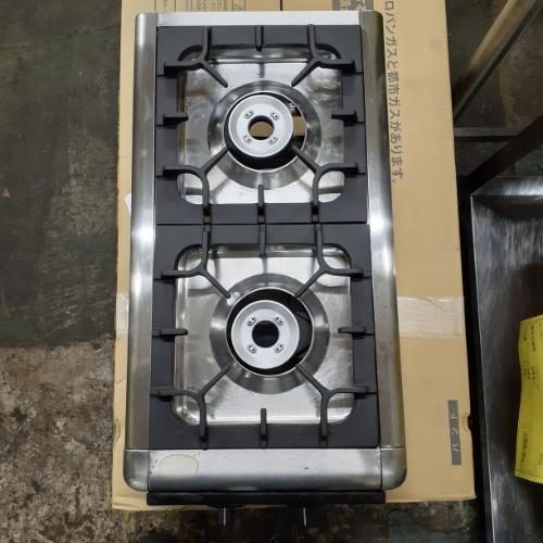 ガスコンロ マルゼン M-822DC 都市ガス 業務用 中古/送料別途見積