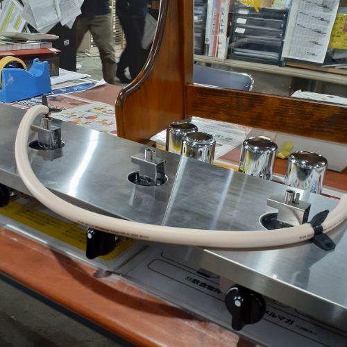 【山岡金属工業】コーヒーサイフォン S-504SD 4連 ガステーブル 都市ガス 厨房機器 87年 アンティーク 動作確認済 SILK ROOM コーヒー Y0681 山岡金属 4連 サイフォンガステーブル S-504SD SILK ROOM 都市ガス