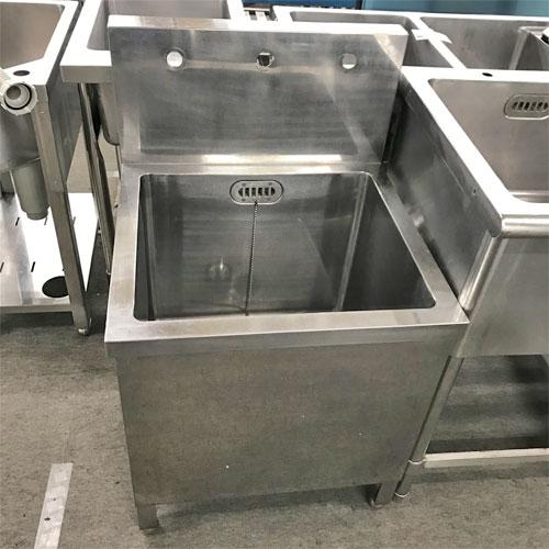 一槽シンク 深型 BGあり 業務用 中古/送料別途見積 : 業務用厨房 一槽シンク 深型 BGあり 業務用 中古/送料別途見積 : 業務用厨房