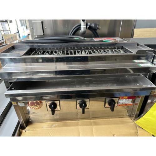 業界最長1年保証】卓上やきとり専用焼物器 ヒゴグリラー 3P-204KC 業務 