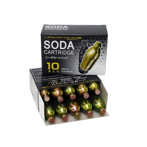 NTG ソーダサイフォン専用 取り換え用ソーダカートリッジ (10本入り