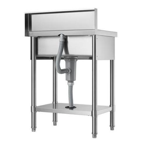 HTB1S-064 【テンポスオリジナル】 1槽シンク 幅600×奥行450×高さ800