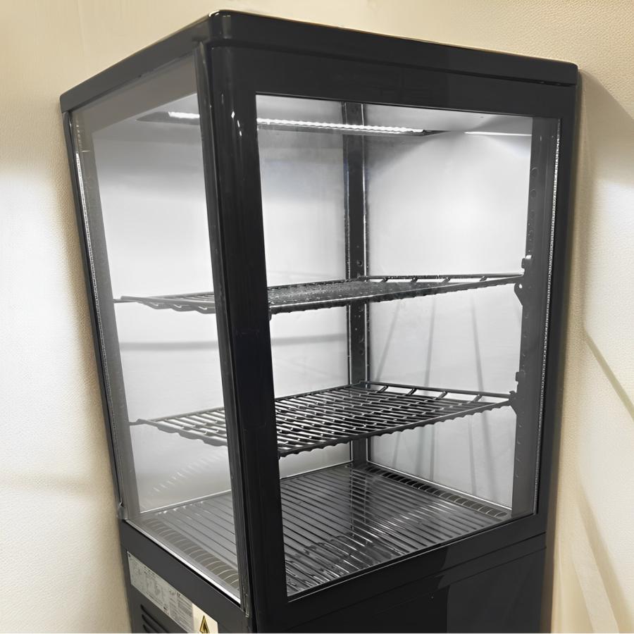 テンポスオリジナル】TB4面ガラス冷蔵ショーケース 68L 黒 TBSC4 テンポスオリジナル】TB4面ガラス冷蔵ショーケース 68L 黒 TBSC4