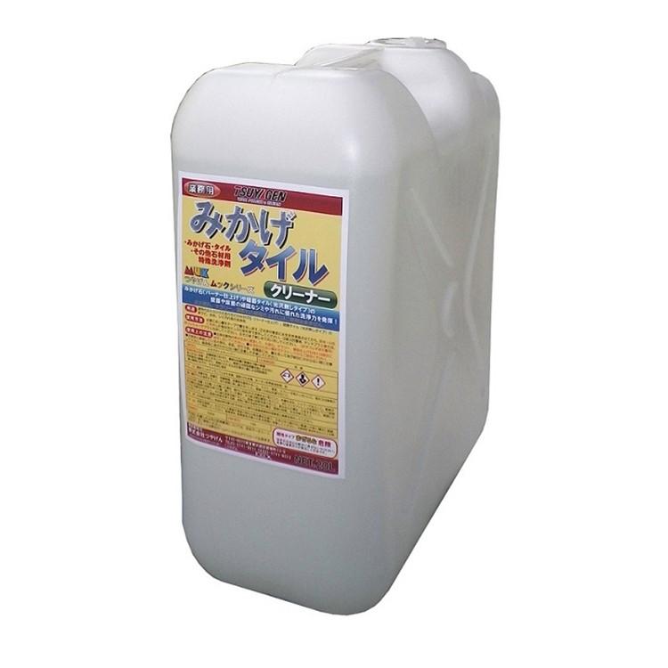 作業性良 無リン 石材洗浄剤みかげタイルクリーナー20L つやげん メーカー直送品