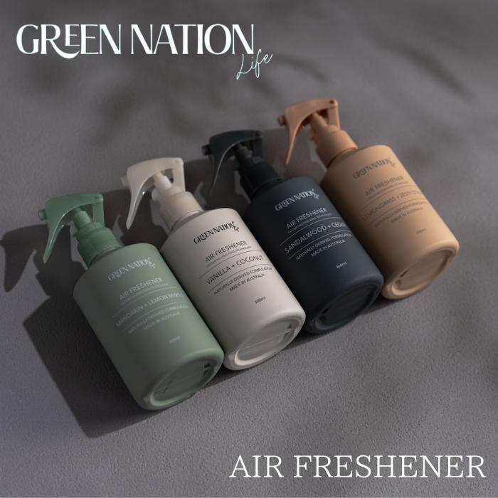GREEN NATION life エアーフレッシュナー 200ml 4種 無添加 人工香料不
